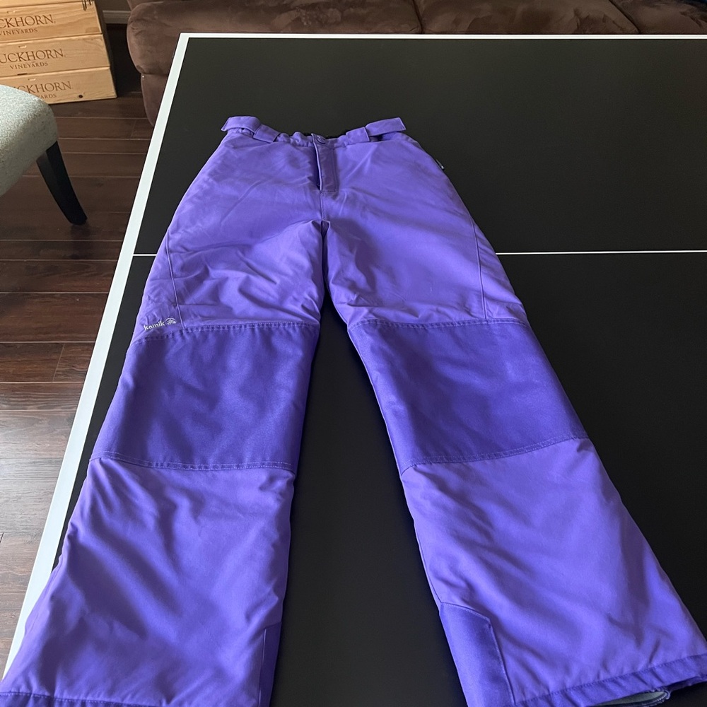 Purple Kids Snow Pants
